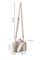 Kadın Bej Uzun Askılı Klasik Çapraz Çanta | Derimod