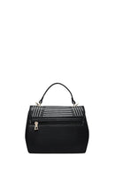 Kadın Siyah Baskılı Uzun Askılı Kol Çantası | Derimod