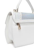 Kadın Krem Baskılı Uzun Askılı Kol Çantası | Derimod