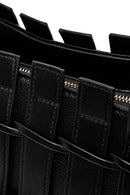 Kadın Siyah Uzun Askılı Örgü Kol Çantası | Derimod