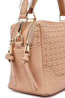 Kadın Vizon Baskılı Uzun Askılı Kol Çantası | Derimod