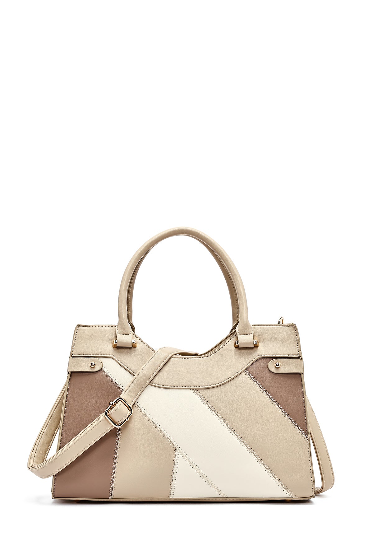 Kadın Bej Uzun Askılı Klasik Kol Çantası