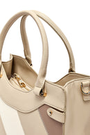 Women Beige Long Strap Classic Sleeve Bag | Derimod