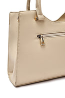 Women Beige Long Strap Classic Sleeve Bag | Derimod