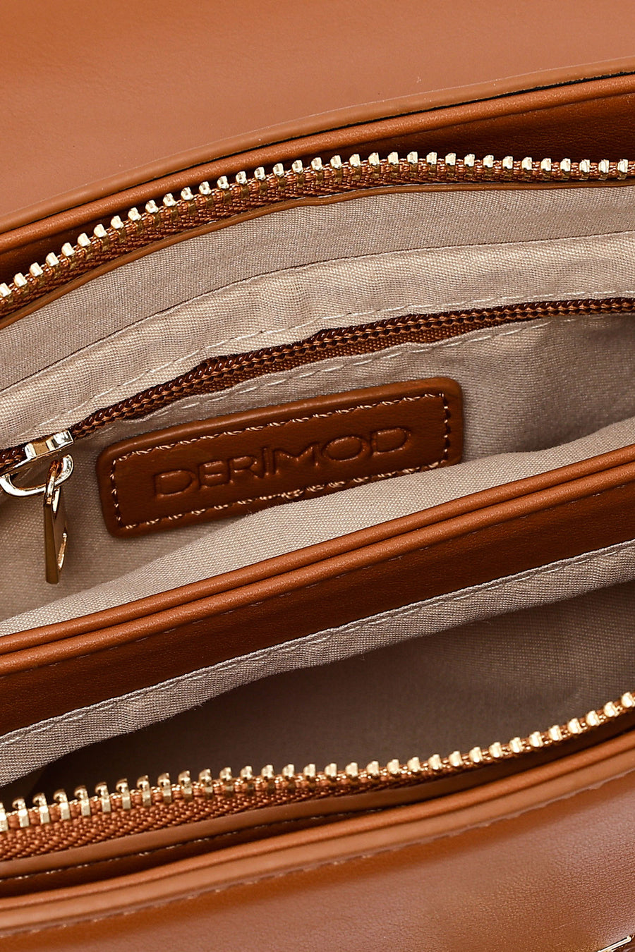Women's Brown Long Strap Patterned Handbag