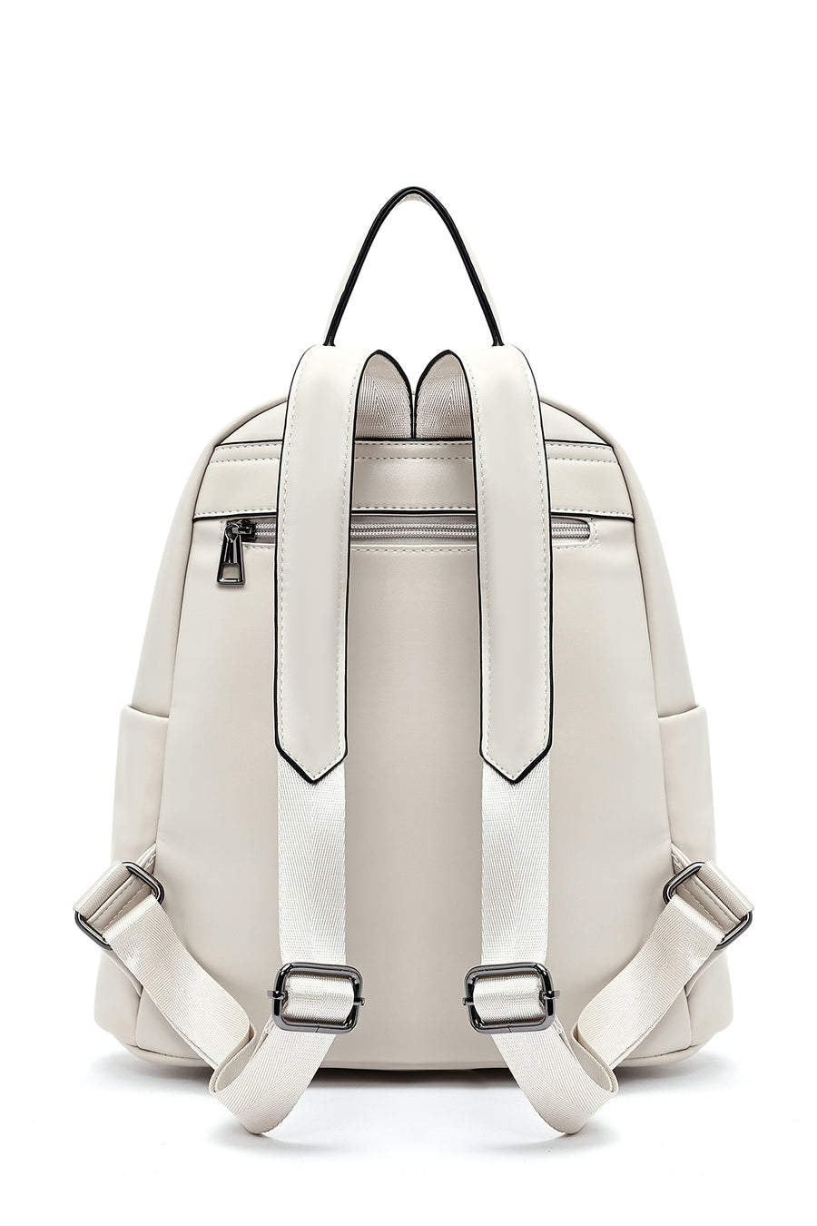 Women's Beige Patterned Backpack