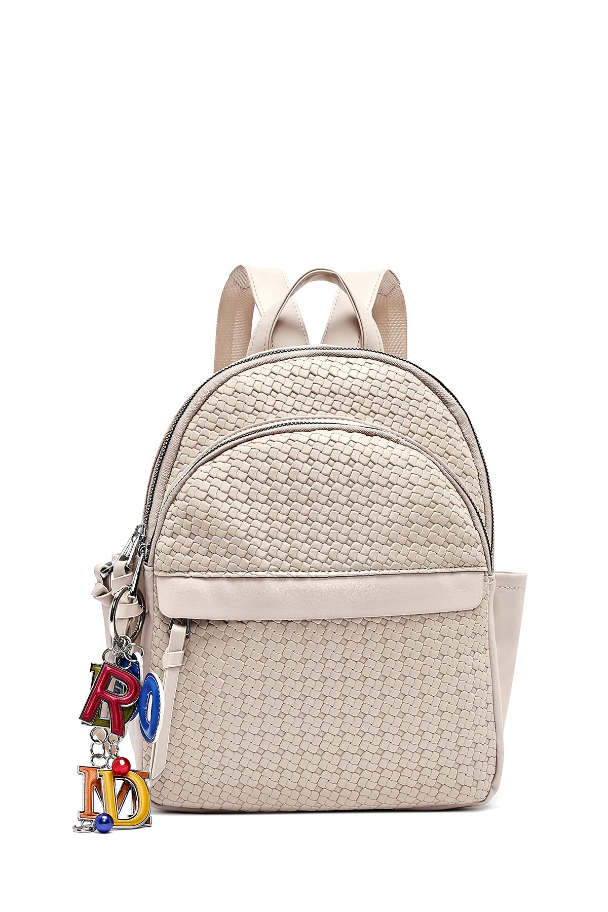 Kadın Bej Baskılı Sırt Çantası 25SBD265226 | Derimod