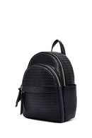 Kadın Siyah Baskılı Sırt Çantası | Derimod