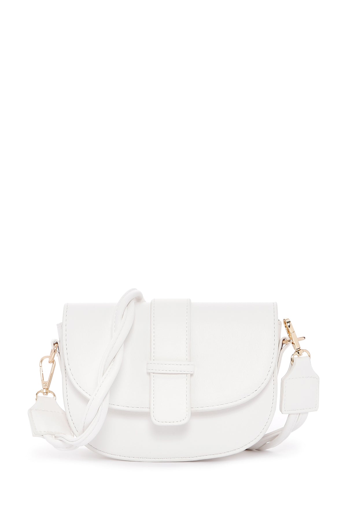 Women's White Long Strap Mini Shoulder Bag 25SBD270818 | Derimod