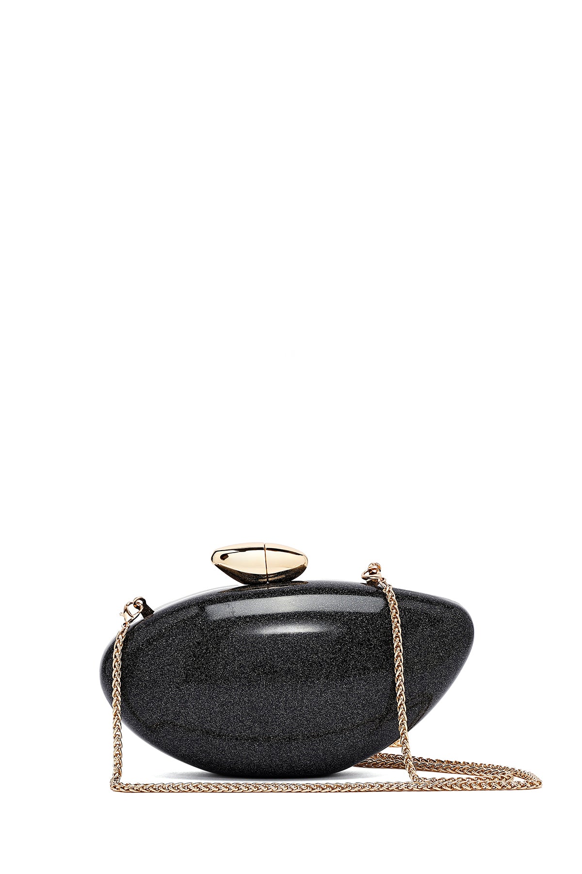 Kadın Siyah Uzun Zincir Askılı Mini Abiye Kutu Çanta 25SBD2736PV | Derimod