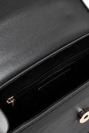 Kadın Siyah Uzun Askılı Mini Klasik Kol Çantası | Derimod