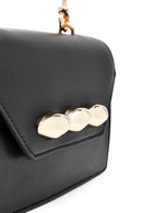 Kadın Siyah Uzun Askılı Mini Klasik Kol Çantası | Derimod