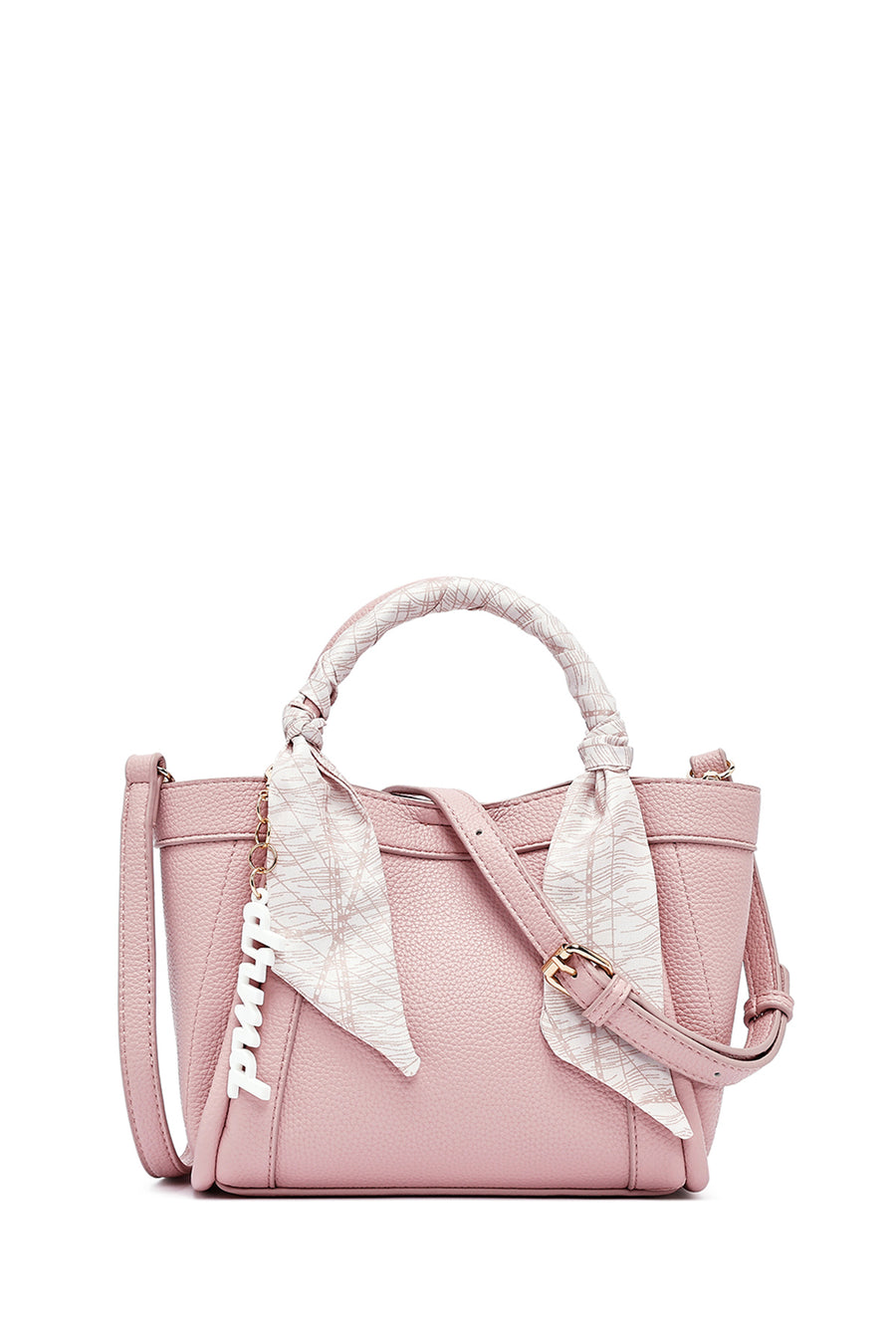 Women's Pink Long Strap Accessorized Shoulder Bag 25SBD2749FT | Derimod