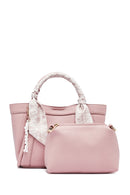 Kadın Pembe Uzun Askılı Aksesuarlı Kol Çantası | Derimod