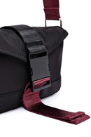 Kadın Siyah Uzun Askılı Mini Kumaş Çapraz Çanta | Derimod