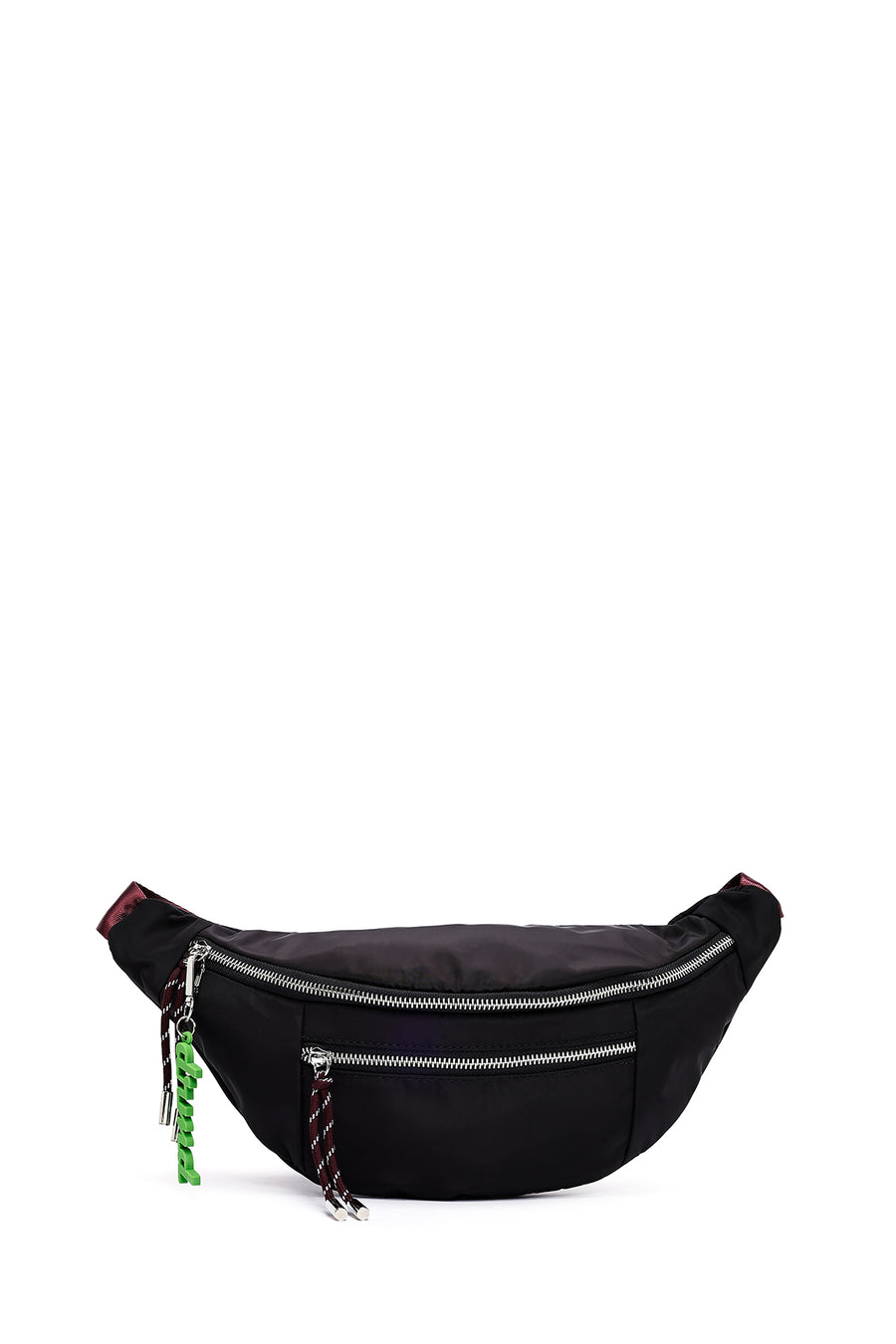 Women's Black Mini Fabric Crossbody Bag
