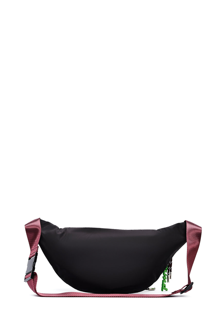 Women's Black Mini Fabric Crossbody Bag