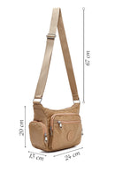 Kadın Bej Kumaş Çapraz Çanta | Derimod