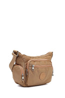 Kadın Bej Kumaş Çapraz Çanta | Derimod