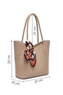 Women's Beige Accessory Detailed Shoulder Bag | Derimod