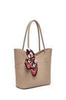 Women's Beige Accessory Detailed Shoulder Bag | Derimod