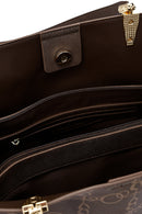 Kadın Kahverengi Uzun Askılı Baskılı Omuz Çantası | Derimod