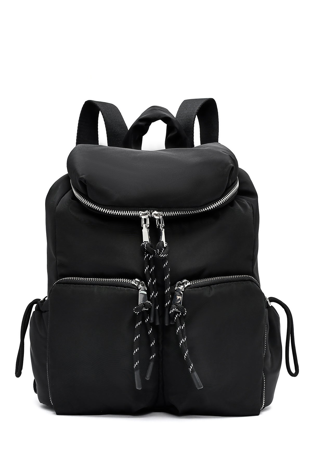 Kadın Siyah Kumaş Sırt Çantası 25SBD27806F | Derimod