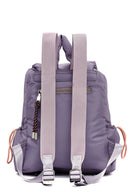Women's Lilac Fabric Backpack | Derimod