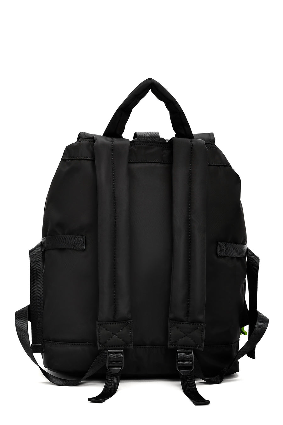 Women's Black Fabric Backpack