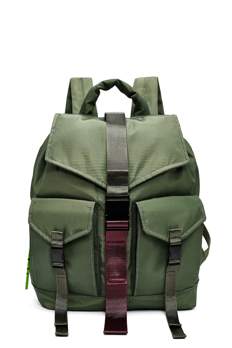 Women's Green Fabric Backpack 25SBD27816F | Derimod