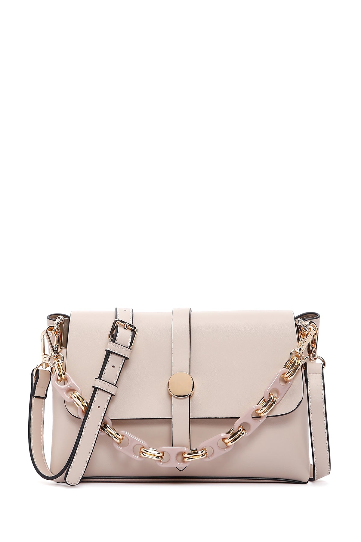 Kadın Bej Uzun Askılı Çapraz Çanta 25SBD280618 | Derimod