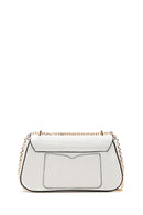 Women's Cream Long Straw Shoulder Bag | Derimod