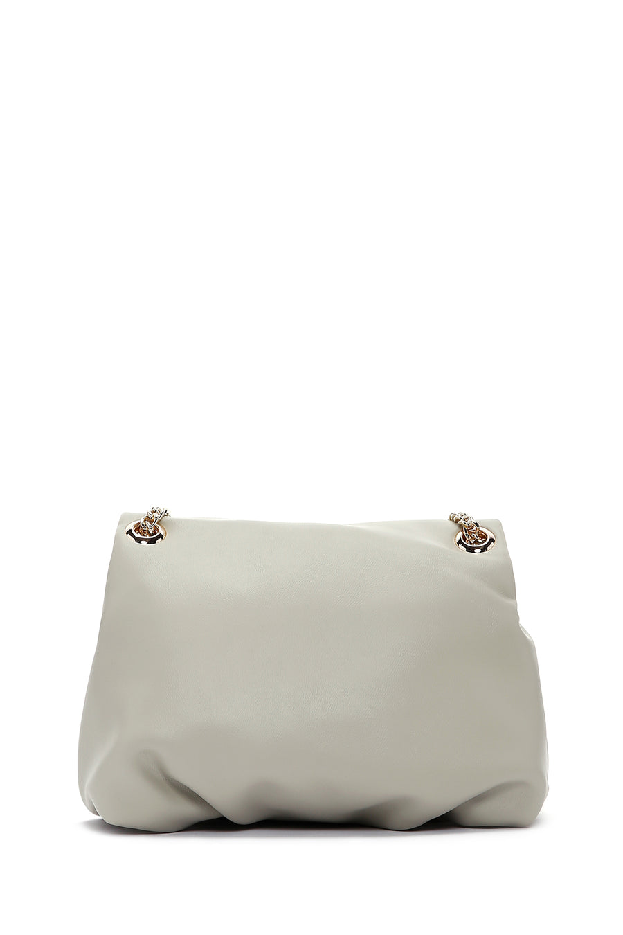 Women's Green Long Chain Strap Shoulder Bag