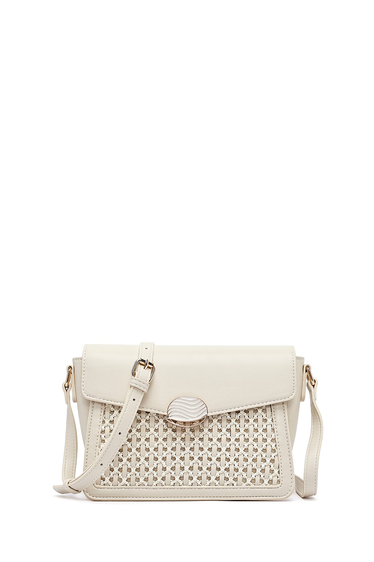 Kadın Krem Uzun Askılı Çapraz Çanta 25SBD284014 | Derimod