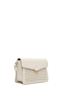 Kadın Krem Uzun Askılı Çapraz Çanta | Derimod