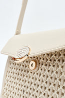 Kadın Krem Uzun Askılı Çapraz Çanta | Derimod