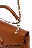 Kadın Taba Uzun Askılı Kapitone Çapraz Çanta | Derimod