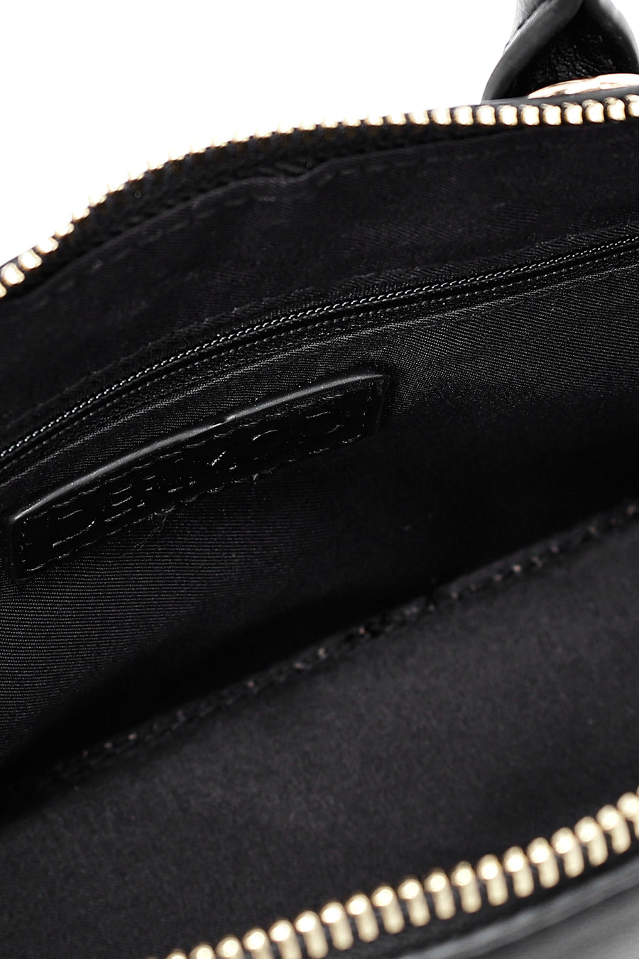 Women's Black Long Strap Accessory Mini Handbag