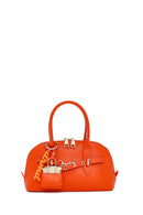 Kadın Turuncu Uzun Askılı Aksesuarlı Mini Kol Çantası | Derimod