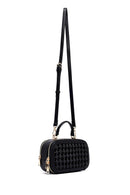 Kadın Siyah Uzun Askılı Örgülü Çapraz Çanta | Derimod
