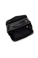 Kadın Siyah Uzun Askılı Örgülü Çapraz Çanta | Derimod