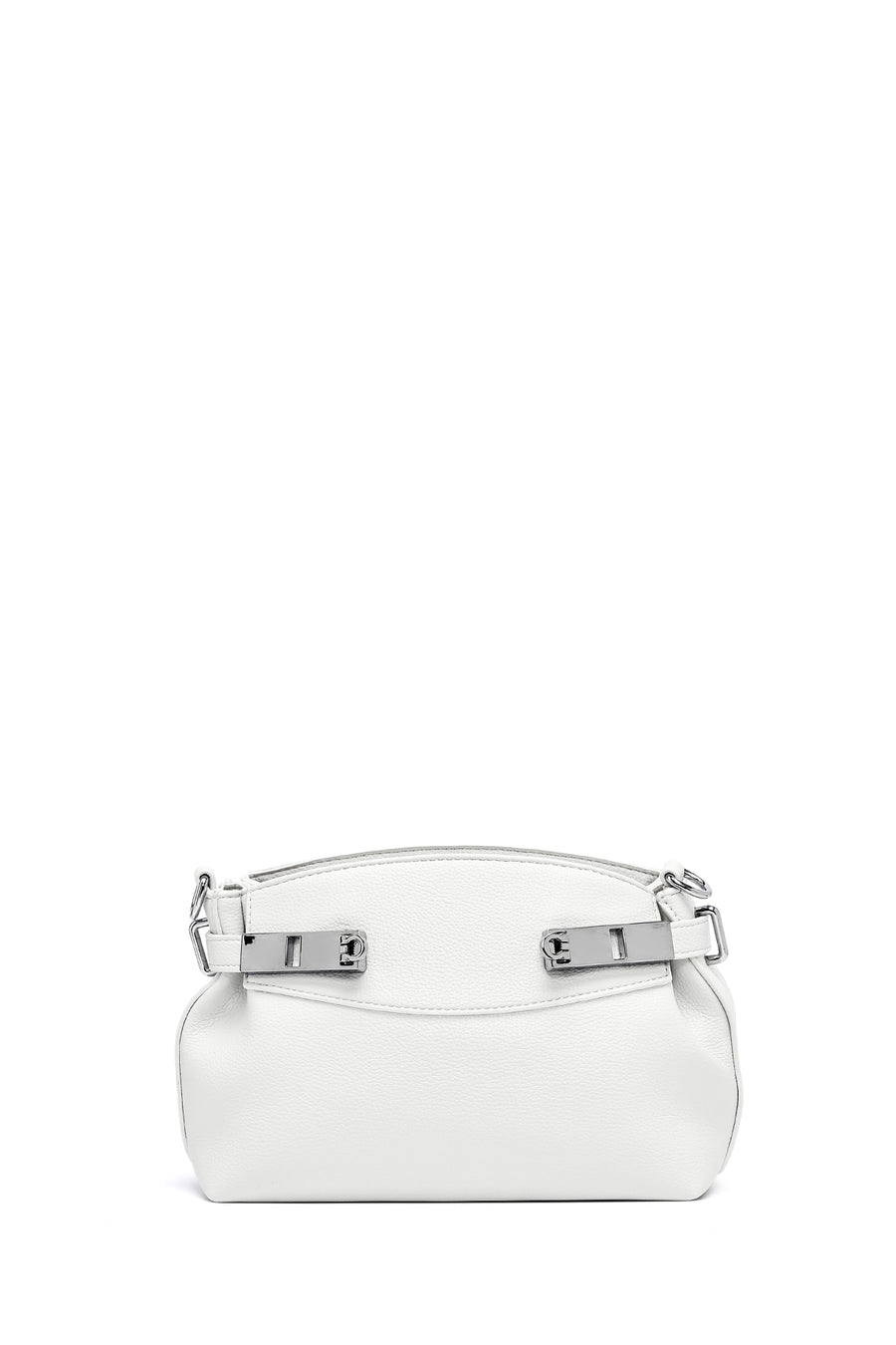 Women's White Long Strap Crossbody Bag