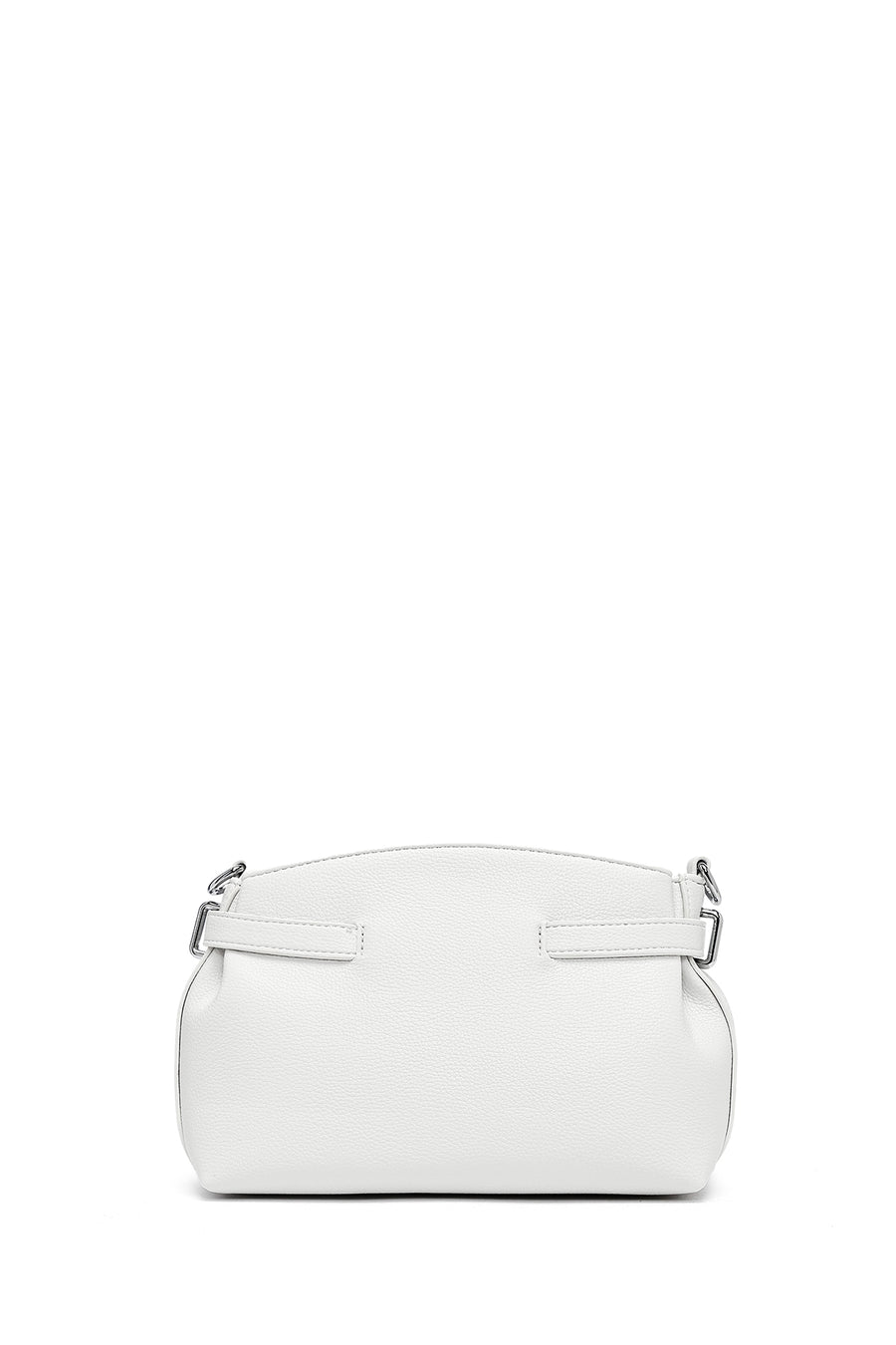 Women's White Long Strap Crossbody Bag