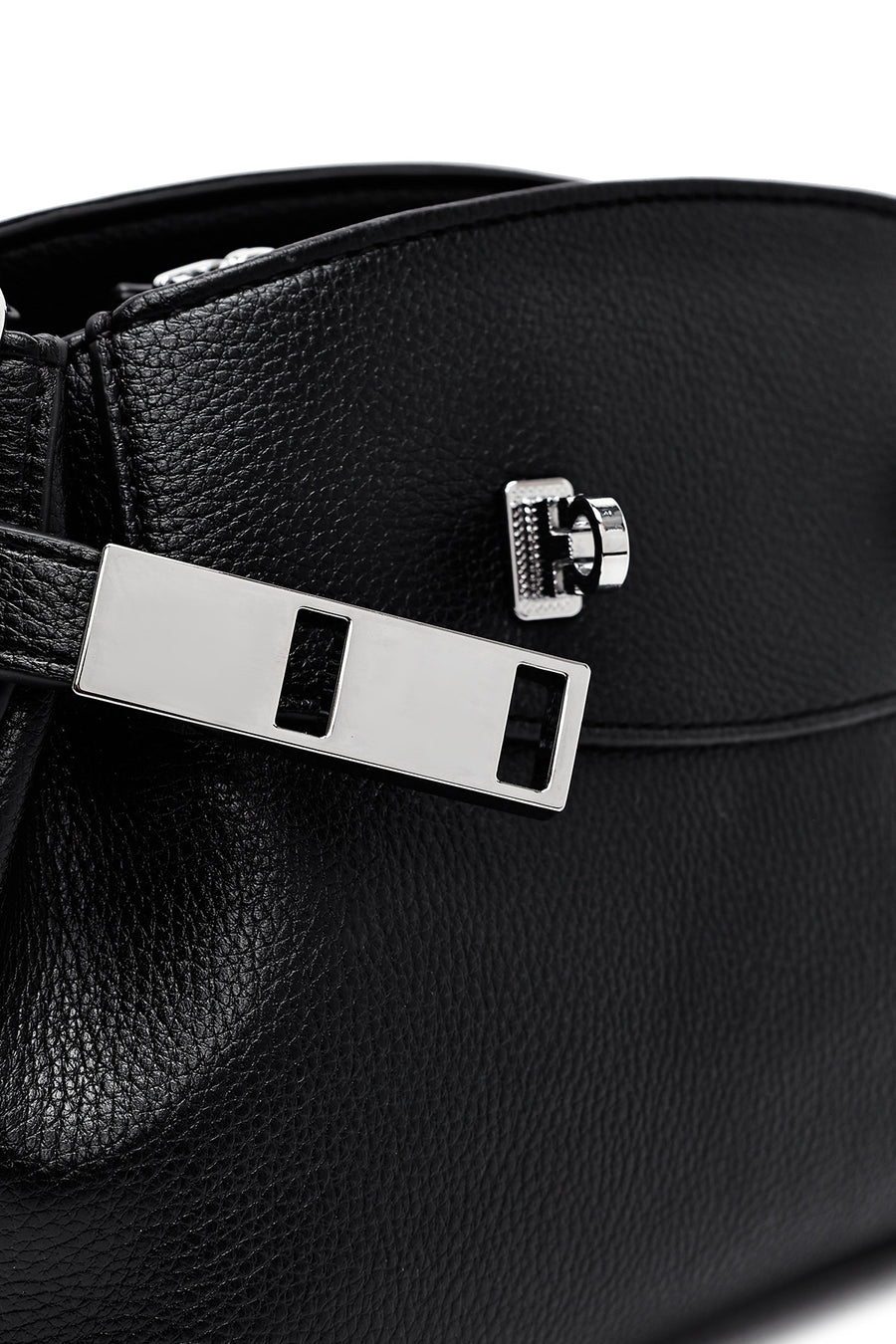 Women's Black Long Strap Crossbody Bag