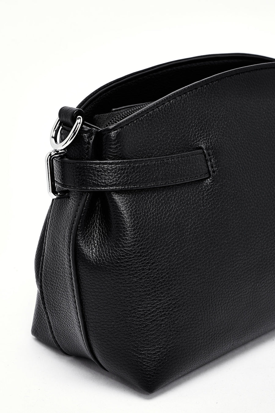 Women's Black Long Strap Crossbody Bag