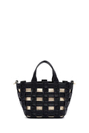 Kadın Siyah Uzun Askılı Örgü Kol Çantası | Derimod