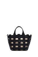 Kadın Siyah Uzun Askılı Örgü Kol Çantası | Derimod