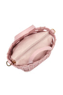Woman Pink Long Strap Knitted Shoulder Bag | Derimod