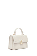 Kadın Krem Uzun Askılı Baskılı Çapraz Çanta | Derimod