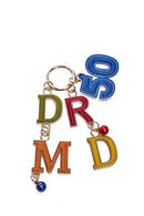 Kadın Mavi Uzun Askılı Aksesuar Detaylı Baskılı Kol Çantası | Derimod